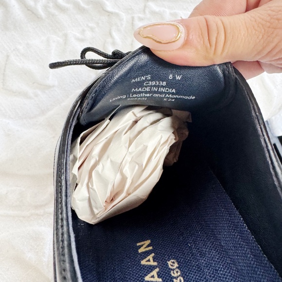 Cole Haan Carnegie Cap Toe Derby Size 8 W New - Picture 8 of 11